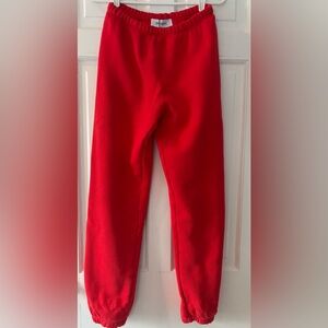 SPRWMN red sweatpants XS nwt